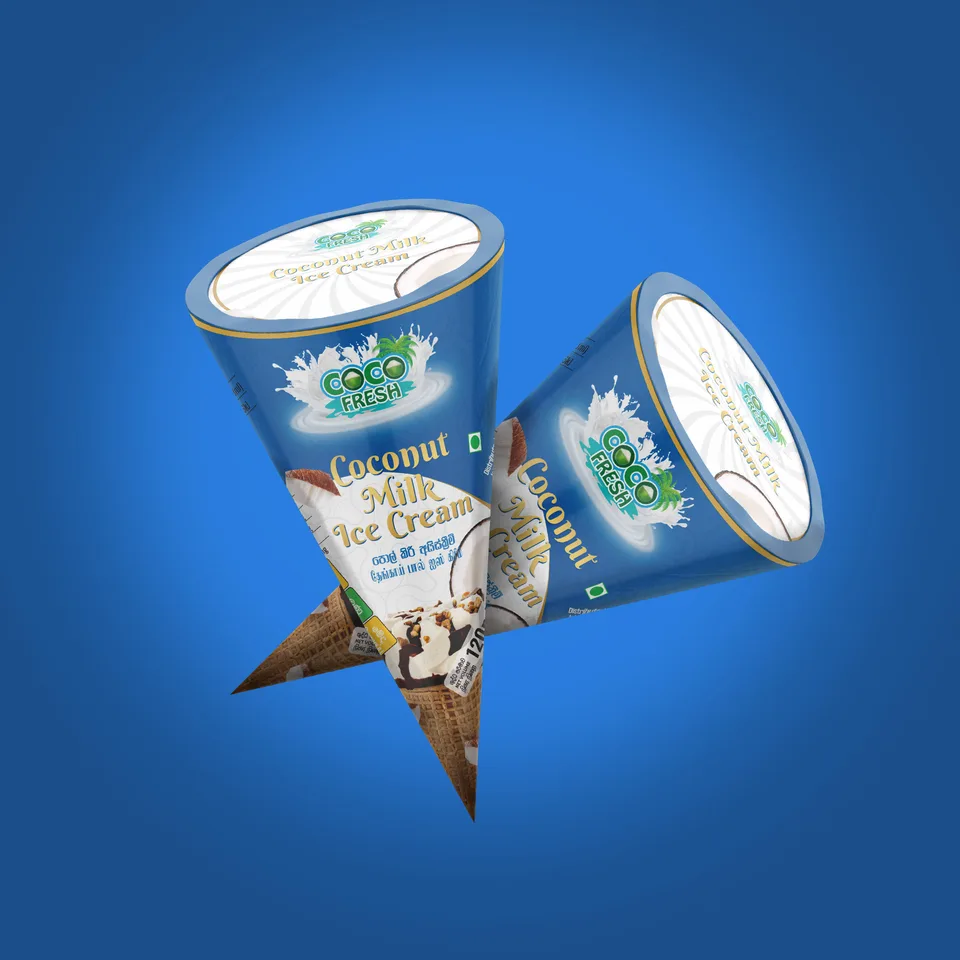 Coco Fresh Ice Cream Cones — Product packaging, image 2
