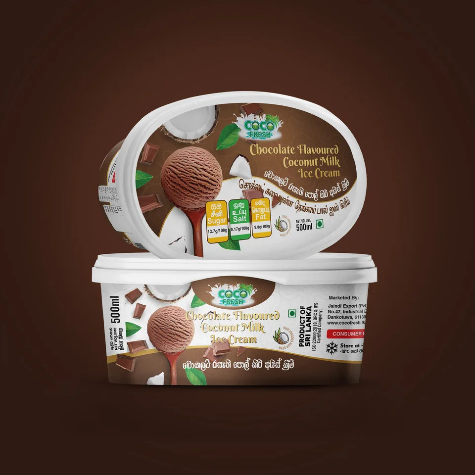 Coco Fresh Ice Cream — Product packaging, image 2