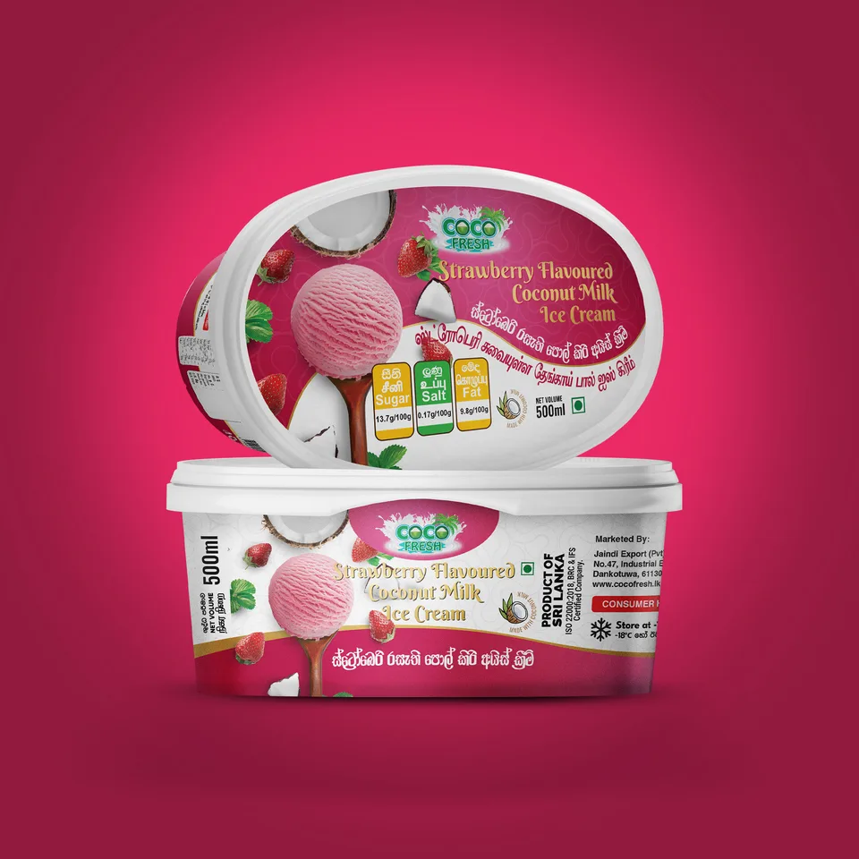 Coco Fresh Ice Cream — Product packaging, image 4