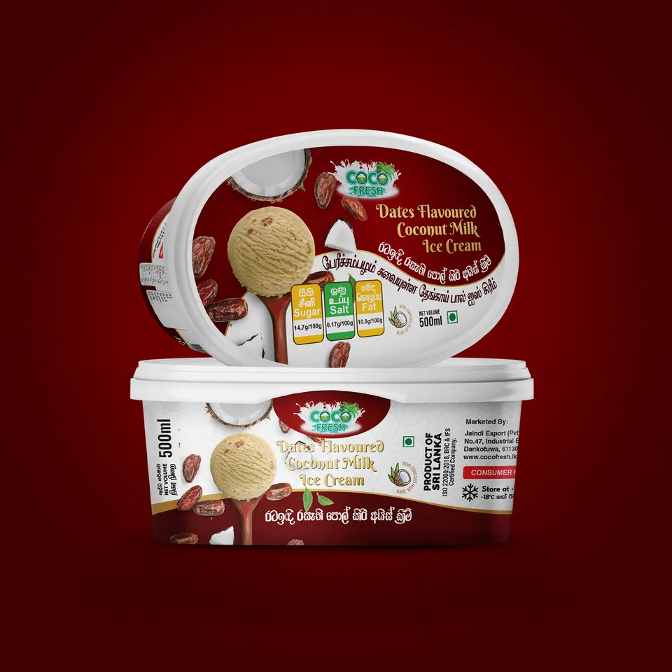 Coco Fresh Ice Cream — Product packaging, image 5