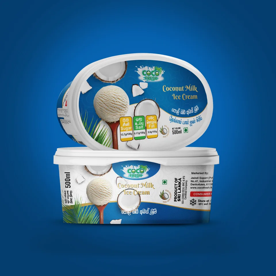 Coco Fresh Ice Cream — Product packaging, image 6