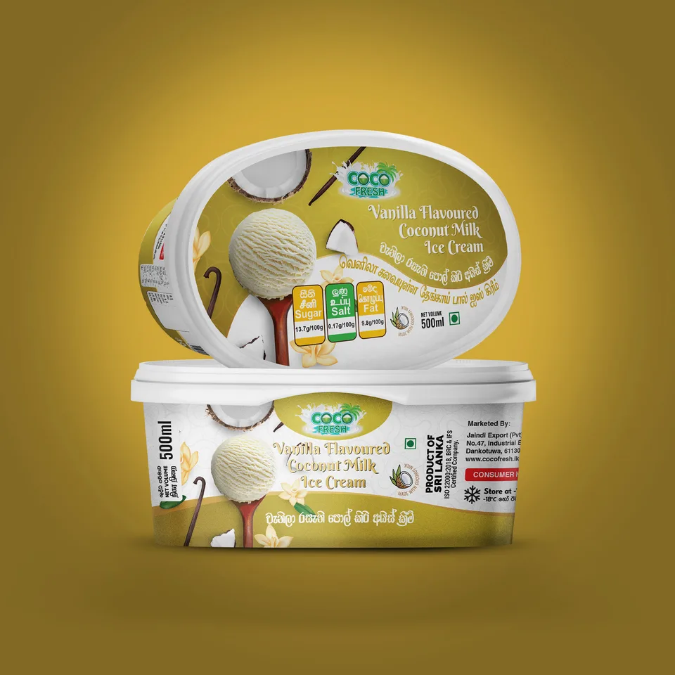 Coco Fresh Ice Cream — Product packaging, image 7
