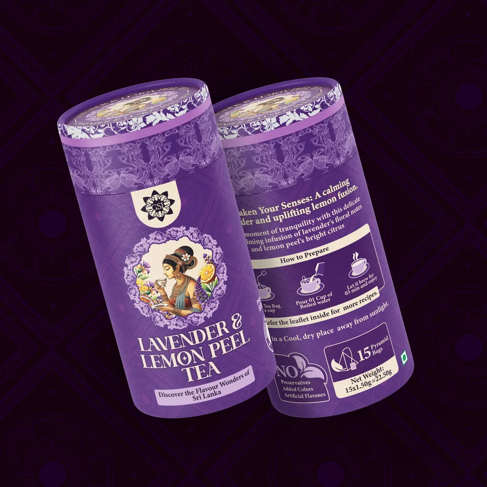 Floral Tea — Product packaging, image 3