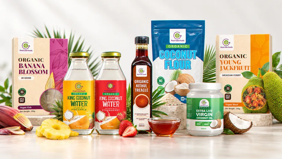 Pearl Isle Foods — Product packaging, range design, image 1