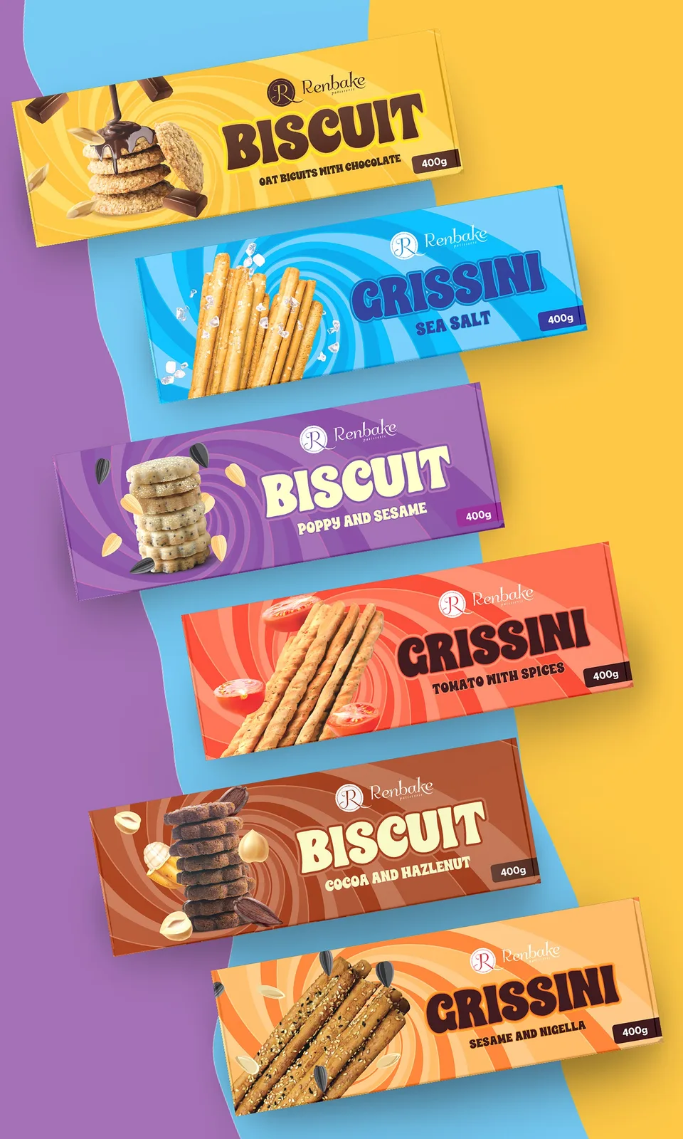 Renbake Biscuits — Product packaging, image 1