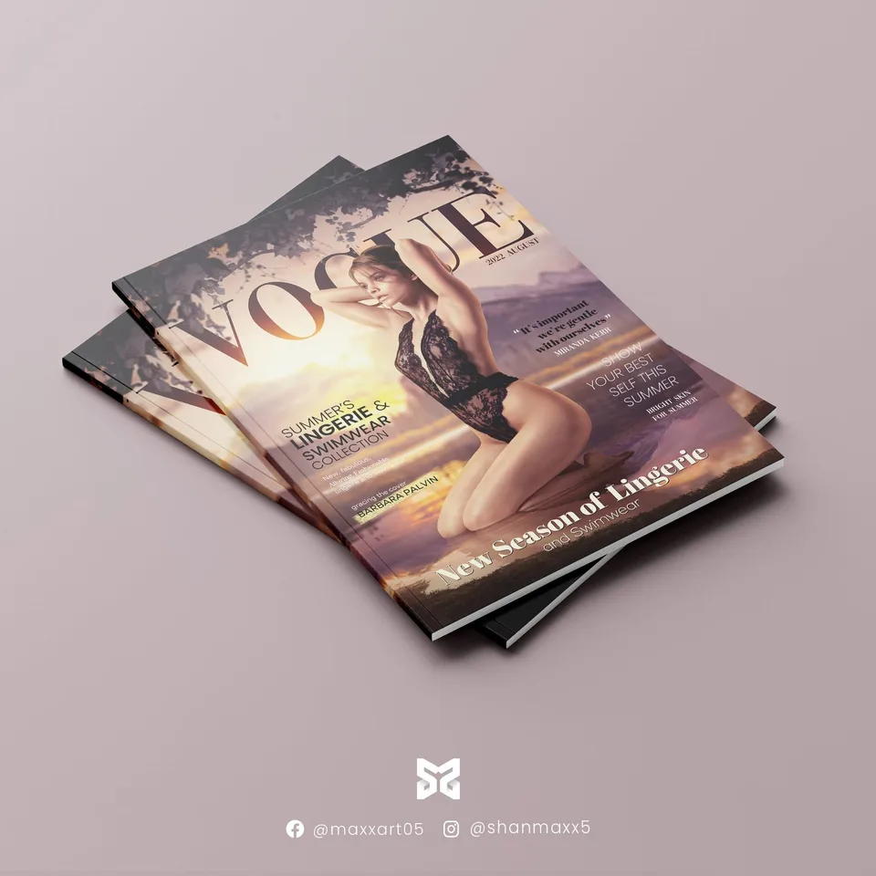 Vogue Concept Design — Magazine layout, photo manipulation, image 1