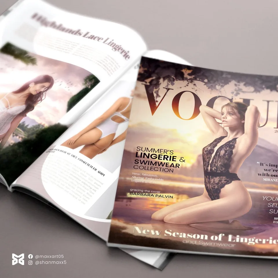 Vogue Concept Design — Magazine layout, photo manipulation, image 2