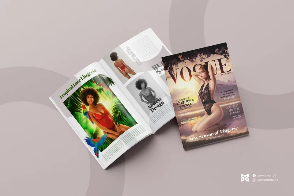 Vogue Concept Design — Magazine layout, photo manipulation, image 3