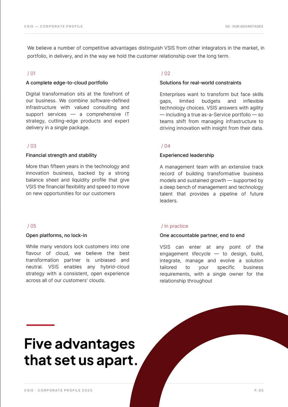 VSIS Company Profile — page 7